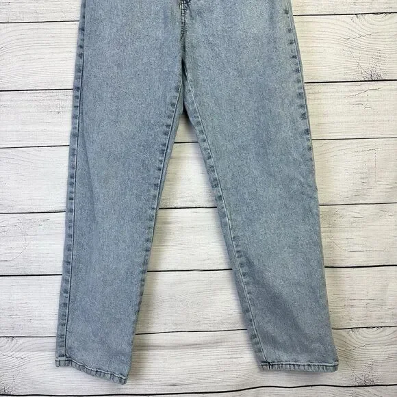 COTTON ON Stretch Straight Jeans Size 4 Vintage Wash Boyfriend Hi Rise Denim‎ - Picture 4 of 9